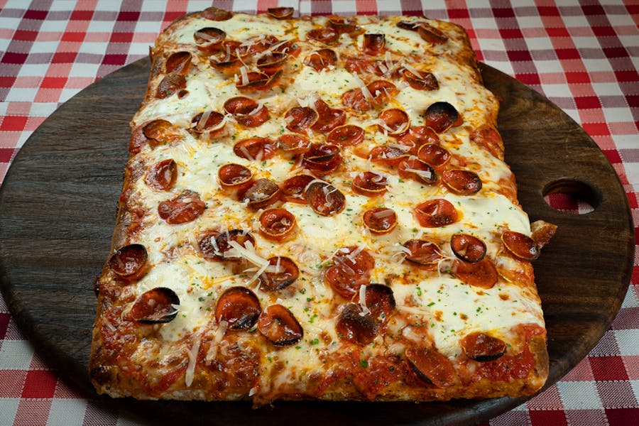 Good Pie round pizza